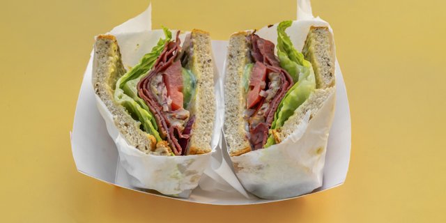 Hot Pastrami & Swiss Sandwich