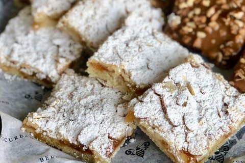Seasonal Fruit & Almond Linzer Bars