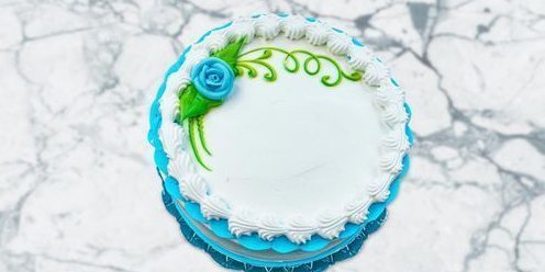 Tres Leches Blue Cake