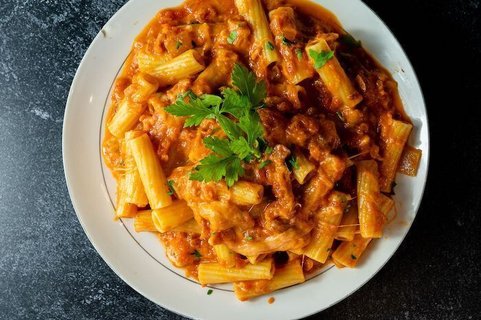Rigatoni Marinara Dinner