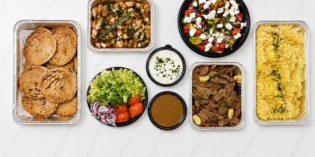 Greek Gyro Bar w/ Salad & Side