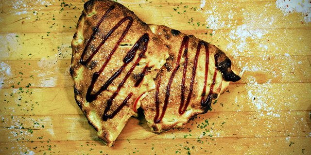 BBQ Chicken Calzone