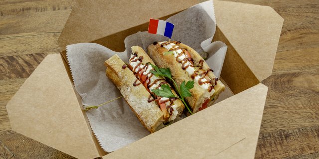 Truffle Burrata & Prosciutto Sandwich