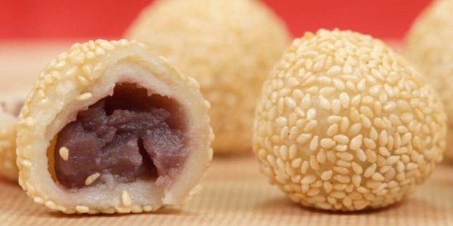 T2. Sesame Balls With Red Bean Paste
