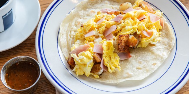 Ham Breakfast Taco