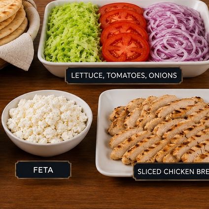 Build-Your-Own Pita Bar