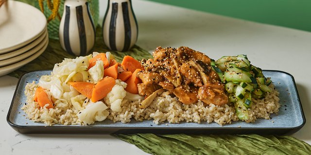 Miso Glazed Salmon Bowl