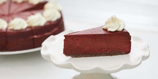Red Velvet Cheesecake Slice