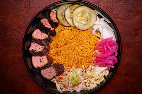 Pork Tenderloin Rice Bowl