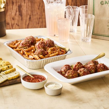 Penne Pomodoro w/ Meatballs