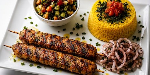 Chicken Kabobs Platter