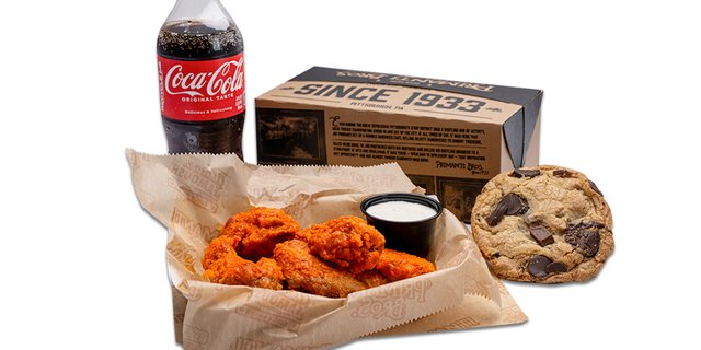 10-pc Bone-In Wing Boxed Lunch