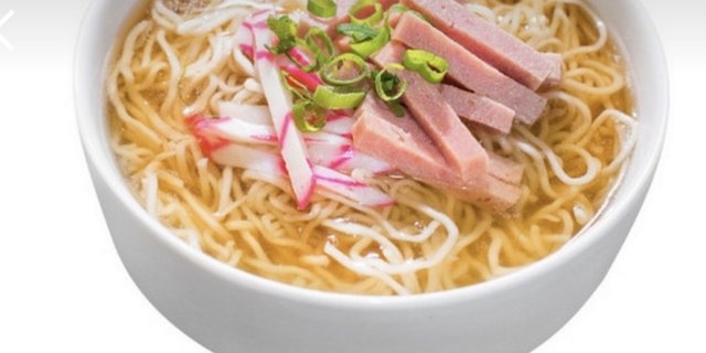 Spam Saimin Soup