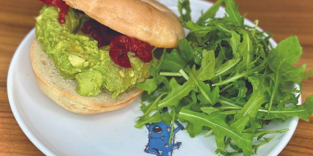 Smashed Avocado Bagel