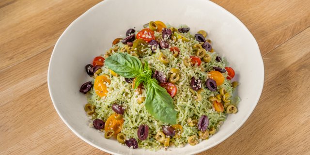 I Am Liberated- Raw Basil Pesto Kelp Noodles