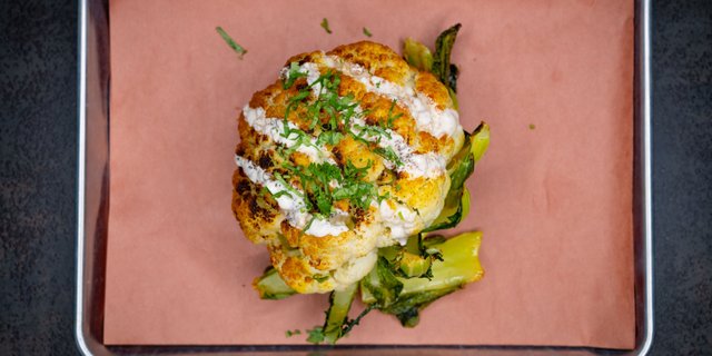 Roasted Spiced Cauliflower