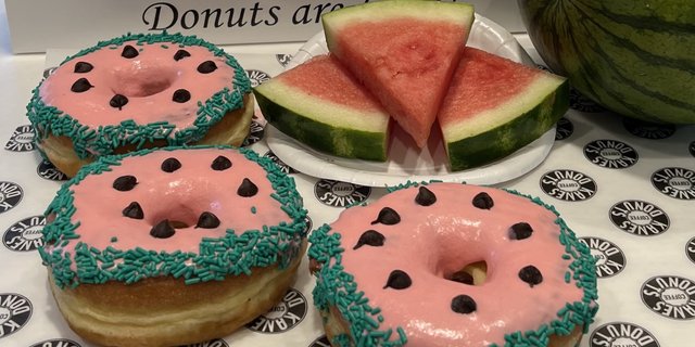 Watermelon Donut