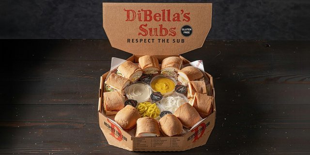 GF Veggie/Tuna/Cheese Large Super Sub Tray