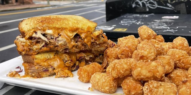 Gluten-Free BBQ Patty Melt Sandwich