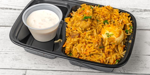 Chicken Dum Biryani Boxed Lunch