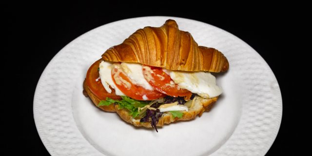 Tomato Mozzarella Croissant Sandwich