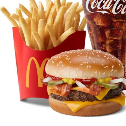 Bacon Quarter Pounder w/ Cheese Burger Meal