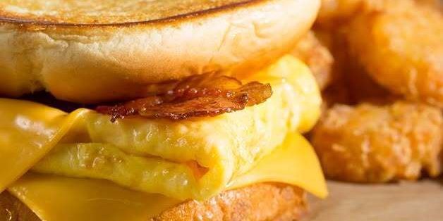 A.M. Cheesy Breakfast Sandwich