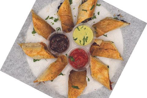 Two Oven Roasted Tortilla Rolls
