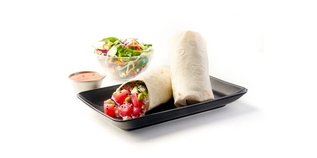 Tuna Poke Burritos