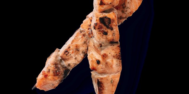 Salmon Kebab