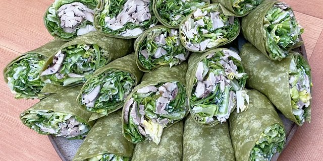 Roasted Chicken Caesar Wrap
