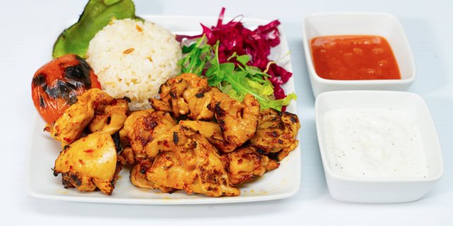 Chicken Shish Kebab Platter