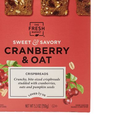 Cranberry & Oat Cracker Crisps