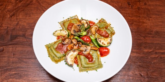 Mushroom Ravioli Tray