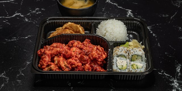 Sweet & Sour Chicken Bento Box