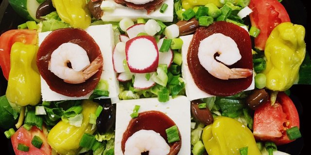 Famous UnChopped Greek Salad Tray