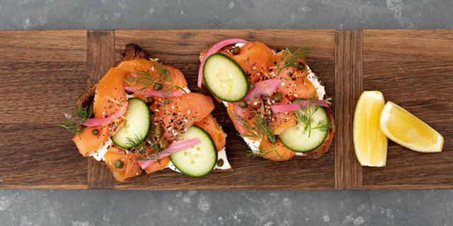Smoked Salmon Toast