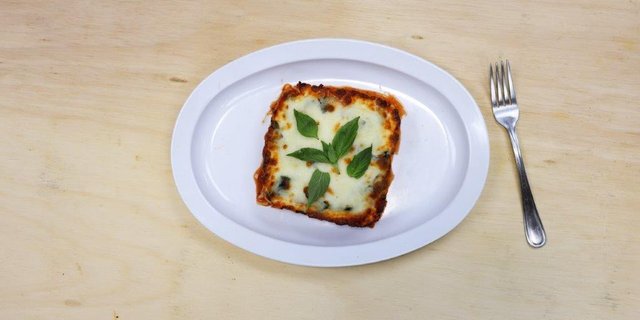 Individual Meat Lasagna