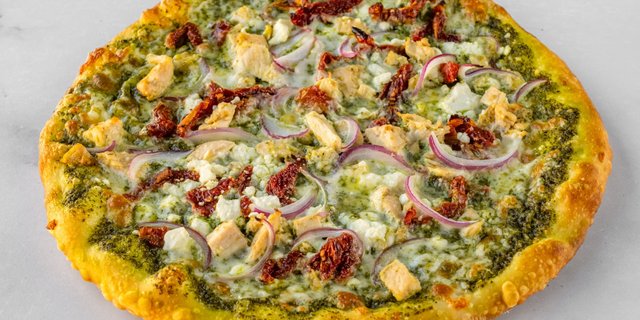 Large Chicken Pesto Pizza
