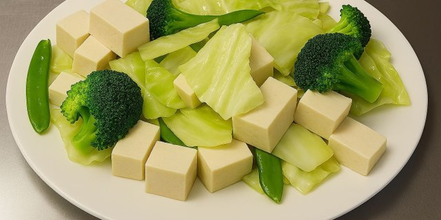 Individual Steamed Mixed Vegetables w/ Tofu
