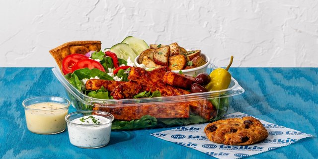 Greek Salad w/ Spicy Chicken Boxed Lunch
