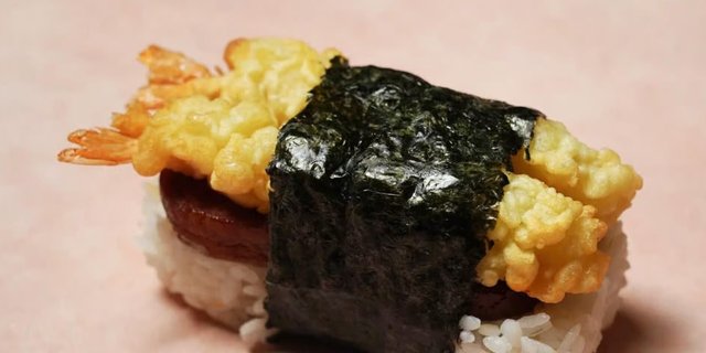 Shrimp Tempura Spam Musubi
