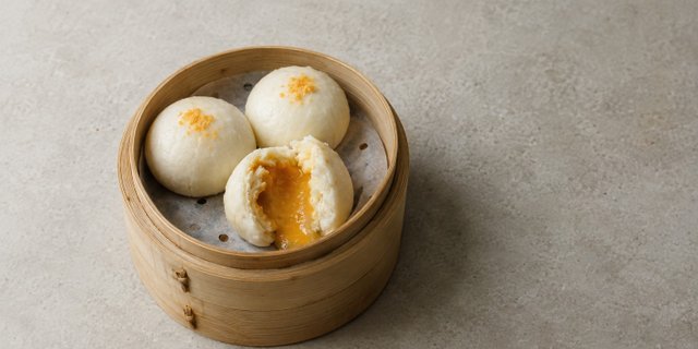 Salted Egg Custard Buns