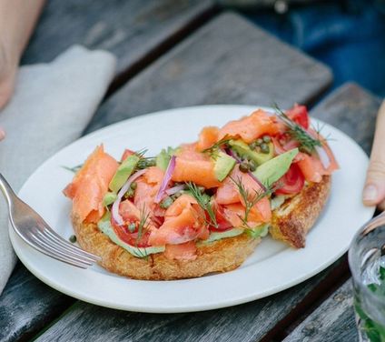 Smoked Salmon & Avocado Tartine