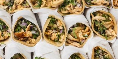 Roasted Chicken Taco Titanic Platter