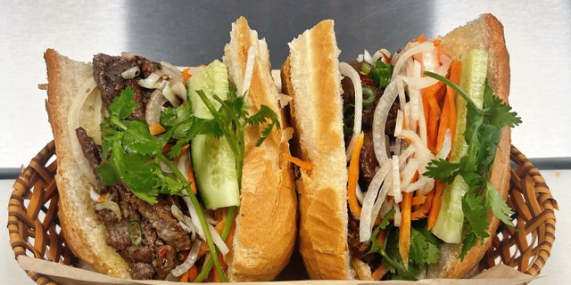 Grilled Beef Banh Mi