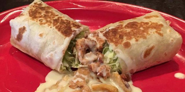 Chicken, Bean & Cheese Burritos