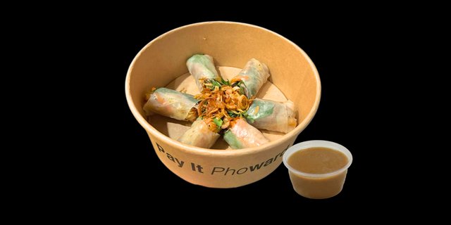 Individual Bò Bía Spring Rolls