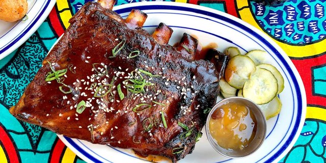 Jerk BBQ Pork Ribs