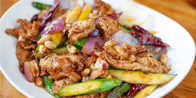 Vegan Kung Pao Chicken